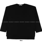 カッティングオーバー長袖Tシャツ