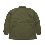 ロゴカラーコットンベーシックジャケット/BSR2223FWJK065 LOGO COLLAR COTTON BASIC JACKET KHAKI