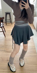 ロマンティックフレアバレエパンツスカート / Romantic flared ballet pantskirt