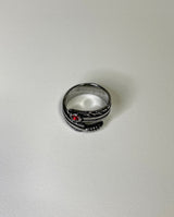 クリスタルフェザーリング / crystal feather ring