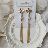 Longdrop Golden Flower Piercing