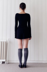Ballerina mini dress (BLACK)