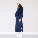 フランス スカート/Frances skirt (navy) (6647231021174)