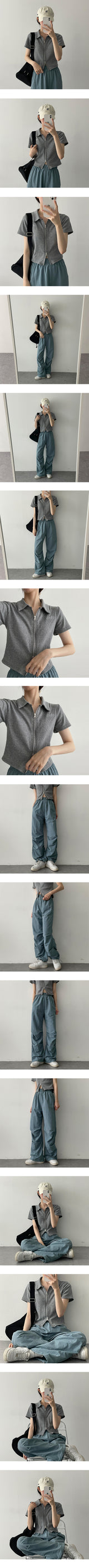 ツーウエストストリングニーピンタックベンダブルパンツ / Two-Waist String Knee Pin Tuck Bendable Pants