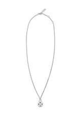 ラウンドロックロゴネックレス / round lock logo necklace