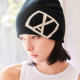 VA Square Jacquard Beanie / Black