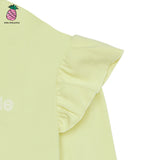 LINE LOGO RUFFLE SWEATSHIRT (3color) (6535237042294)