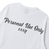 オーバーフィットパーソナルプリンティングロングスリーブT/OVERFIT PERSONAL PRINTING LONG-SLEEVED T-WHITE