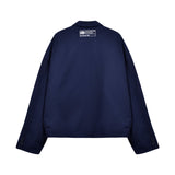 [UNISEX] サテントリムパッデッドレーシングジャケット