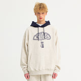 パキングドッグフーディー / PUKING DOG HOODIE (OATMEAL MELANGE)