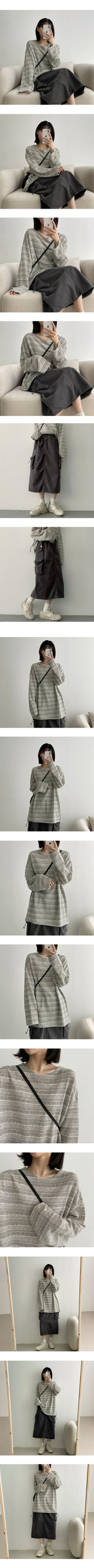 ペディストリングポケットカーゴロングスカート/pedi string pocket cargo long skirt