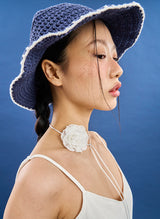 Crochet Cowboy Hat (navy)