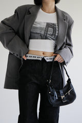 ジェントルボクシージャケット / Gentle Boxy Jacket (2color)