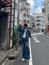 ログブラッシュデニムパンツ