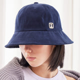 VA Square Stud 6-Panel Bucket Hat / Navy