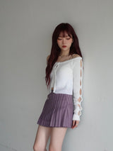 フラフィーニットカーディガンセット / FLUFFY KNIT CD SET (IVORY)