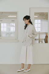 リネンベストシャツ / linen vest shirts natural