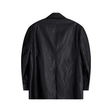 オーバークラックレザーブレザー / Over Crack Leather Blazer