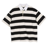 No.0176 R カラーストライプハーフTシャツ
