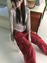 Yells Balloon Maxi Cotton Cargo Pants
