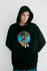 ラッキースペースパーカー / BSR2223FWPO054 LUCKY SPACE HOODIE BLACK