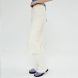リラックスシアサッカースカート / RELAXED SEERSUCKER SKIRT (CREAM)