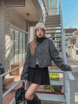 モヘアベリークロップジャケット