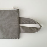  Oxford simple line strap pouch - dim gray