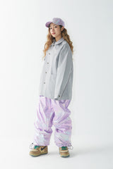 メロースーパーワイドベンティレーションパンツ / BSR2223FWPT014 MELLOW SUPER WIDE VENTILATION PANTS HOLOGRAM PINK