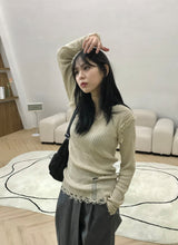 デモリデストロイⅤネックニット