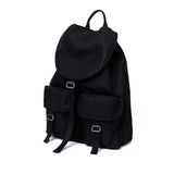 [After Pray Edition] 2-Pocket Cotton Cargo Rucksack (Black&Nickel)