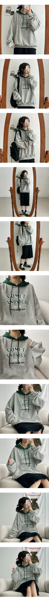 ランドカラーリングフーディー/Land Coloring Hood