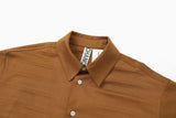 ショートスリーブシャツ / BROWN SHORT-SLEEVE SHIRT