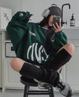 (UNISEX) コブ制服オーバーマンツーマン