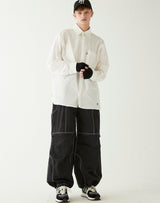 パラシュートパンツ/PARACHUTE PANTS BLACK