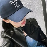 タキシードキャットクラブボールキャップ / TUXEDO CAT CLUB BALL CAP NAVY