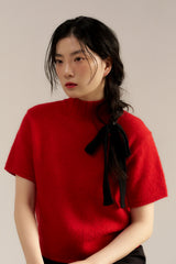 ウールリボンヘアストラップ