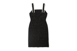 ピュアツイードドレス/PURE TWEED DRESS_BLACK