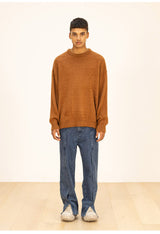 ウールソフトモヘアオーバーサイズニット/WOOL SOFT MOHAIR OVERSIZED KNIT
