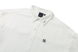リセントオックスフォードシャツ/RECENT OXFORD SHIRT_WHITE