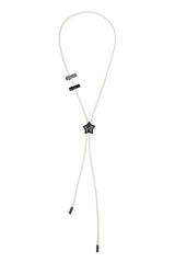 NO.482 [BLACK] スターコードロックネックレス