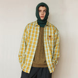 GHCウェスタンシャツ/GHC WESTERN SHIRT_YELLOW CHECK