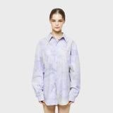 タイダイオーバーロングシャツ/TIEDYE OVER LONG SHIRTS