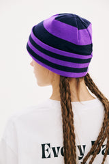 LOGO STRIPE BEANIE