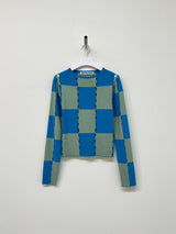 CHECK HOLE KNIT