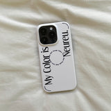 マイカラーケース / My Color Case (White Slim Hard)