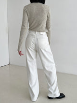 コーデリュロイブラッシュワイドパンツ / Corduroy brushed wide pants (2color)