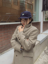 [wool30%] オアシングルウールロングコート