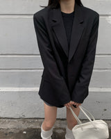 (Unisex) Button over jacket