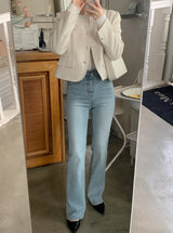 ND Semi Slim Bootcut Denim Pants